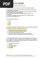 105 Questões de Requisitos de Sistemas