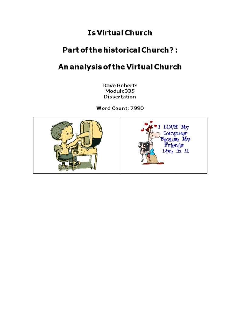 Is Virtual Church Part of The Historical Church? | PDF | Baptism ...