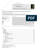 Estudios de Micotoxinas en Marruecos. Estudio Internacional