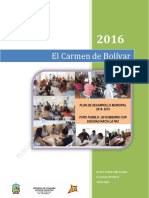 Plan de Desarrollo Municipal 2016 - 2019