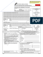 CDS FMN010 Application For Opening of Account