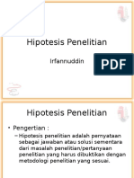 Hipotesis Penelitian