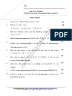 Cbse Test Paper-01 CLASS - XII MATHEMATICS (Vectors & Three Dimensional Geometry)