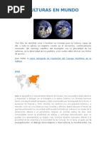 Culturas en Mundo