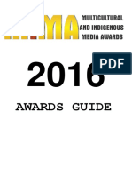 2016 Multicultural Indigenous Media Awards ---Awards Guide