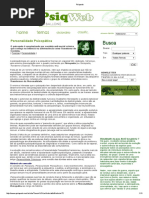 Psiqweb - psicopatia