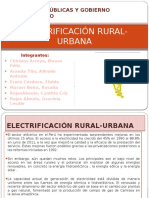 Electrificación Urbana y Rural