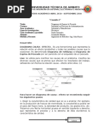 Diagrama de Espina de Pescado