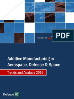 Additive Manufacturing in Aerospace, Defence & Space - Trends and Analysis 2016