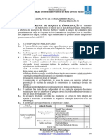 Mestrado Em Geografia - Câmpus de Três Lagoas - Edital de Complementação de Vagas