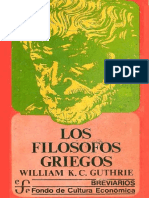 Guthrie William K. C. - Los Filosofos Griegos . de Tales a Aristoteles-libre (1)