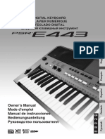 Manual Yamaha E443