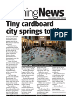 Tiny Cardboard City Springs To Life: Monday, May 17, 2010