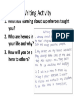 writing activity