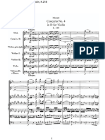 Mozart-Concerto No.4 in D for Violin, K.218-SheetMusicDownload