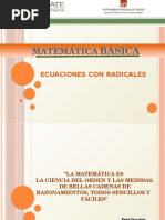 2- Ecuaciones Con Radicales - Valor Absoluto