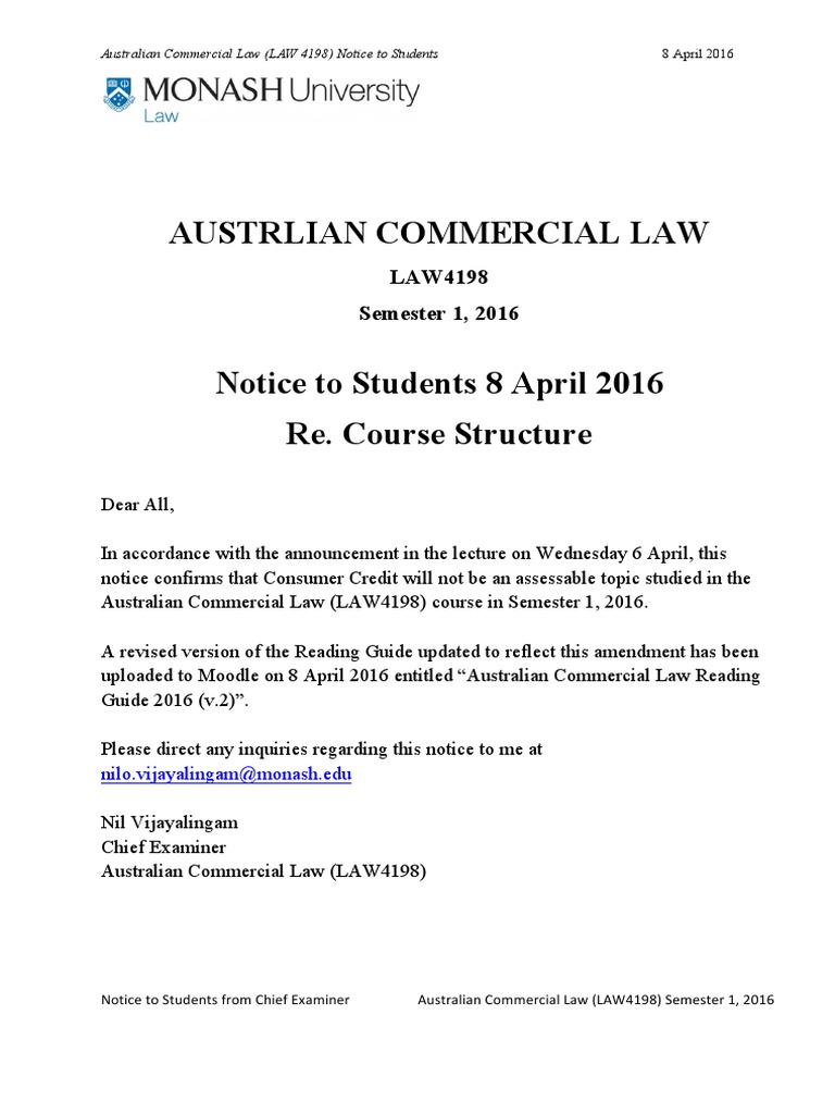 LAW 4198 Update: Consumer Credit Excluded | PDF | Technology & Engineering