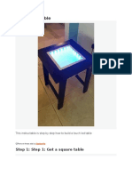 Touch LED Table