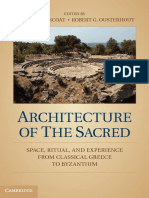 Architecture of The Sacred Ed B Wescoat and R Ousterhout New-York Cambridge University Press 2012 PDF