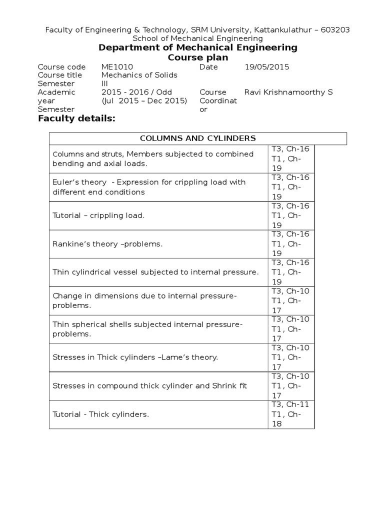 Course lesson plan template image