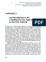 Appendix 2 An Introduction To The Counting Process Approach To Survival Analysis