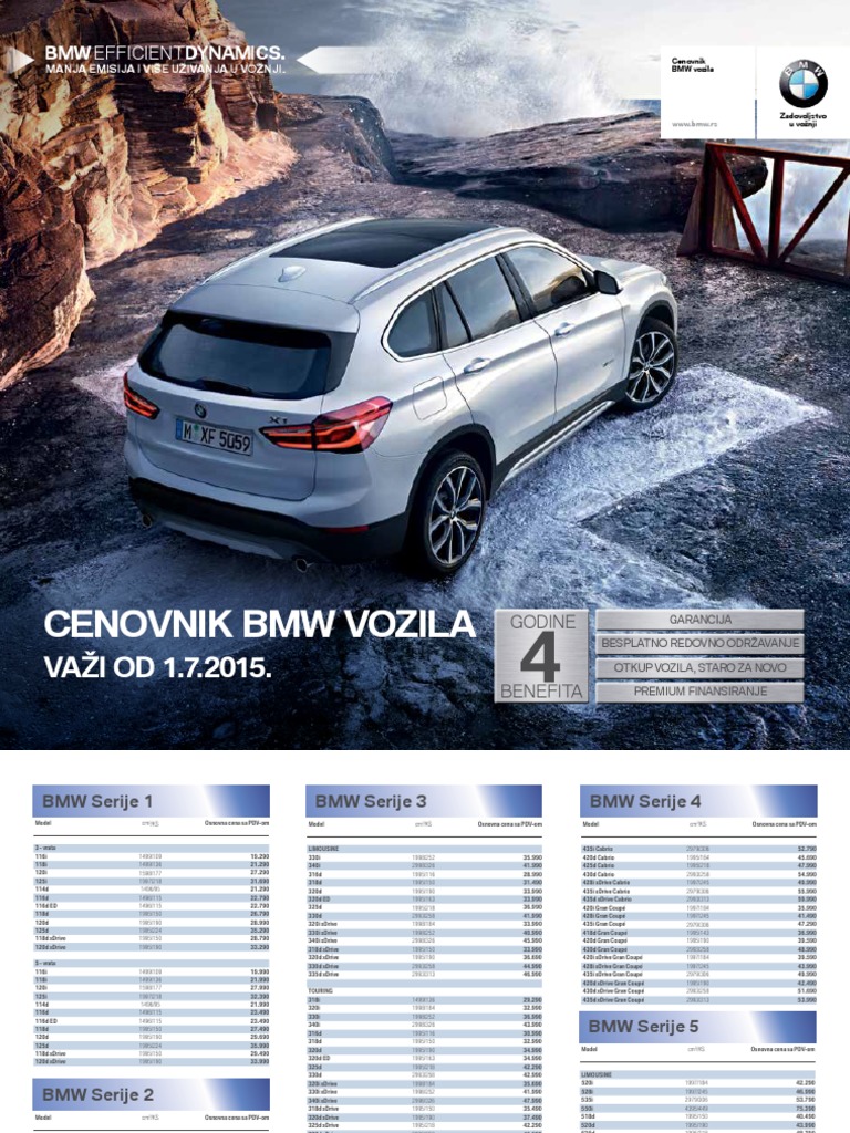 BMW Cenovnik PDF | PDF
