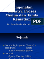 Pengenalan Geriatri Proses Menua Dan Tanda Kematian