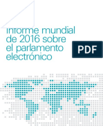 Informe mundial de 2016 sobre el parliamento electronico