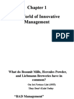 The World of Innovative Management