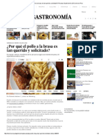 ¿Por Qué El Pollo A La Brasa Es Tan Querido y Solicitado - Peruana - Gastronomía - El Comercio Peru