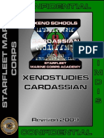 Xenostudies Cardassian Manual