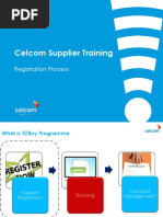 Celcom Supplier Training Manual - Self Registration Process