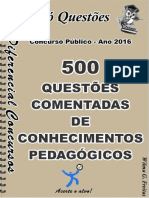 504_CONHECIMENTOS PEDAGÓGICOS- 500 questões comentadas -amostra.pdf