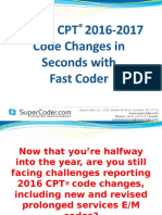 Master CPT® 2016-2017 Code Changes in Seconds with Fast Coder