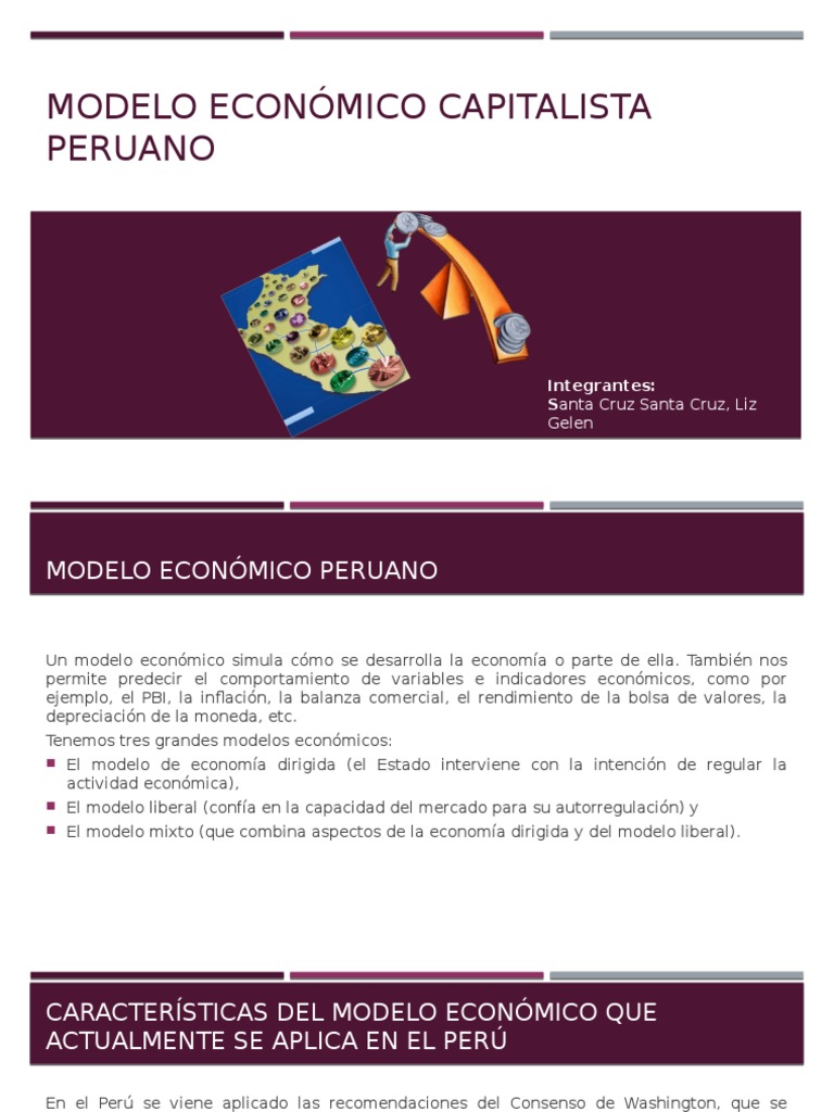 Modelo Económico Capitalista Peruano | PDF | Capitalismo | Neoliberalismo