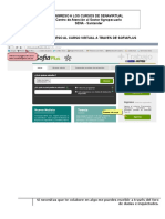 Instructivo de Ingreso Al Curso Vihrtual A Traves de Sofiaplus