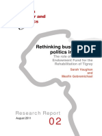 Appp Rr02 Rethinking Business Politics in Ethiopia by Sarah Vaughan Mesfin Gebremichael August 2011