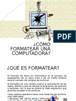 Formatear Una Computadora