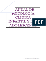 Manual de Psicologia Clinica Infantil y Del Adolescente PDF