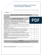 Verificacion Aislacion Bloqueo y Energia 0