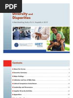 HRET Hospital Diverity Disparities Benchmarking 2015