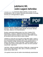 Otvoren Jubilarni 60. Medjunarodni Sajam Tehnike PDF