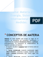 Materia y Energia