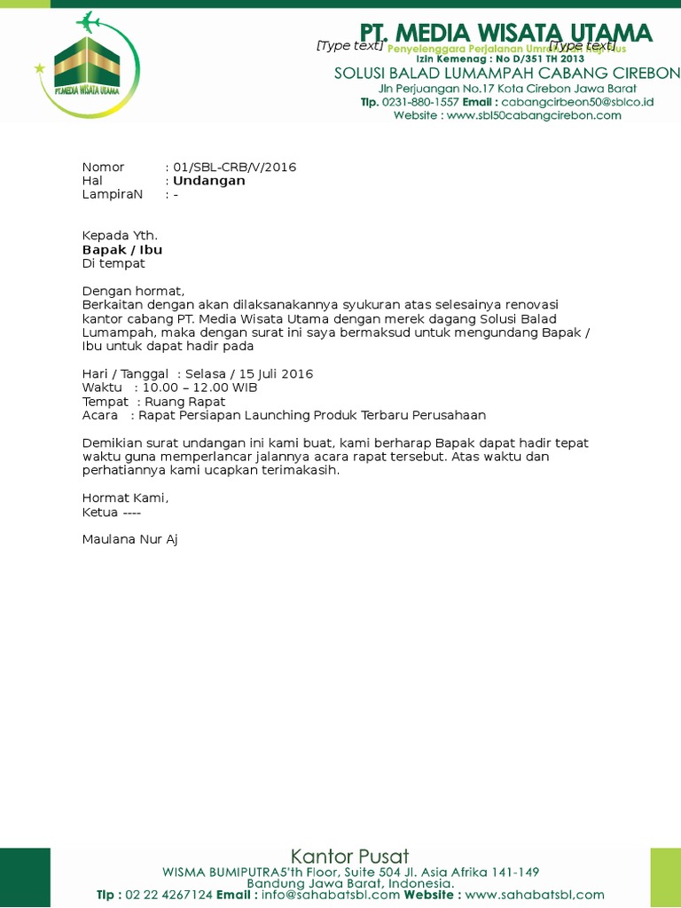 1010+ Contoh Undangan Acara Wisata HD Terbaru