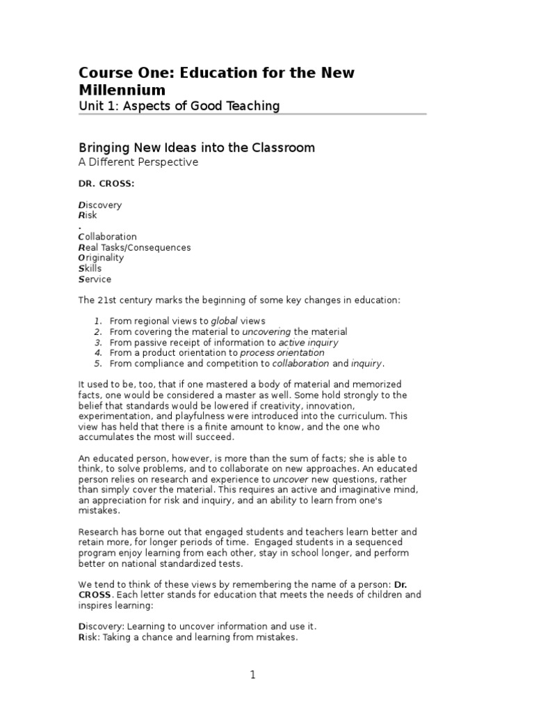 Educator's Guide to Modern Teaching | PDF | Constructivism (Philosophy ...