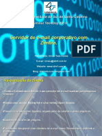 Servidor de e-mail Zimbra com recursos avançados