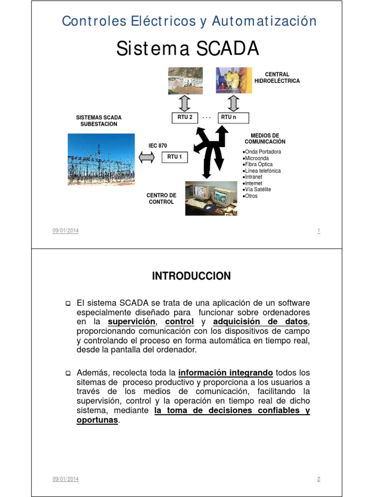 02 Sistema Scada Pdf Scada Controlador Lógico Programable