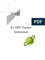 E3 GPS Tracker Instruction Manual