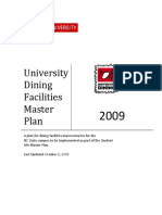 University Dining Facilities Master Plan PDF
