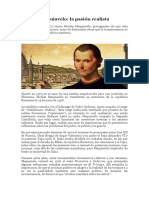 Maquiavelo: La Pasión Realista